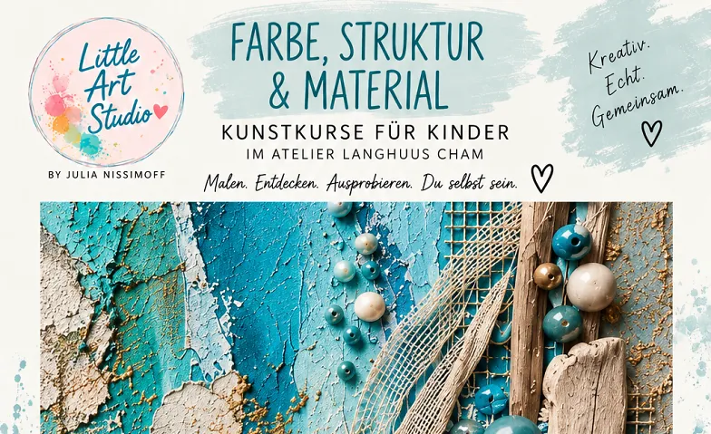 Farbe, Struktur & Material – Kunstworkshop für Kinder