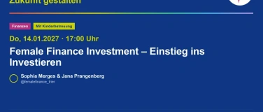 Event-Image for 'Einstieg ins Investieren -Female Finance Investment'
