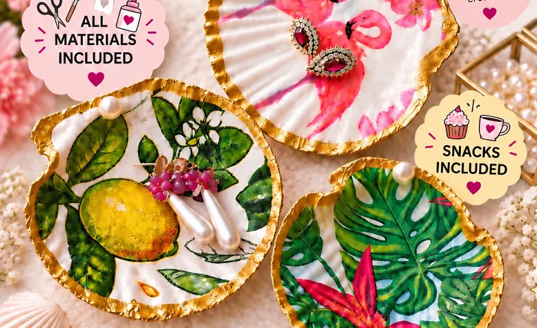 Seashell Stories- Create a Shell Trinket Holder Workshop