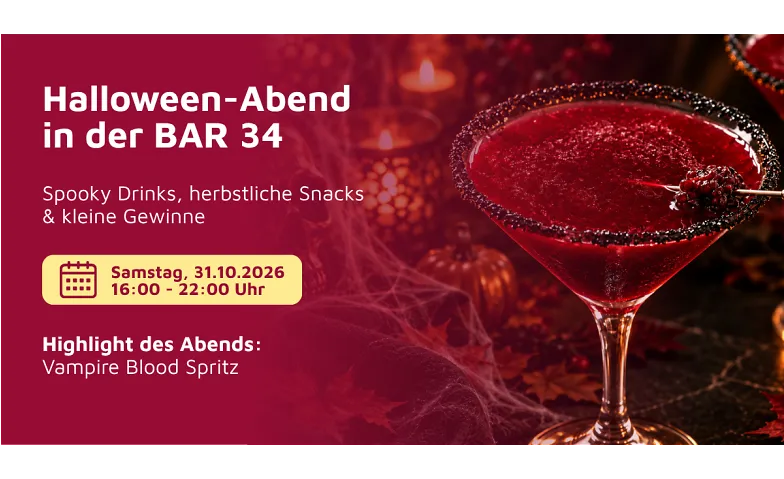 Halloween-Abend, Manger & boire / Spiritueux & cocktails, Bar 34