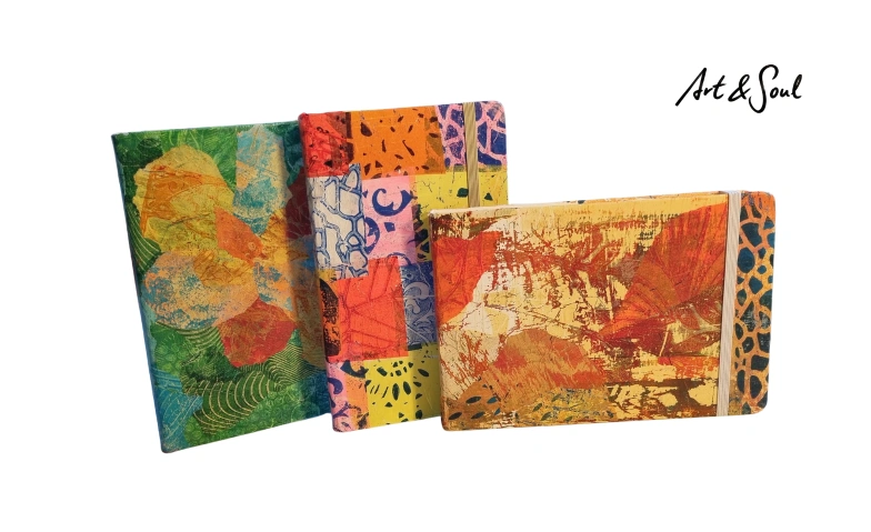 Dein eigenes Journal gestalten – mit Gel-Druck & Collage, Kurse & Seminare / Kunst & Kultur, Art & Soul