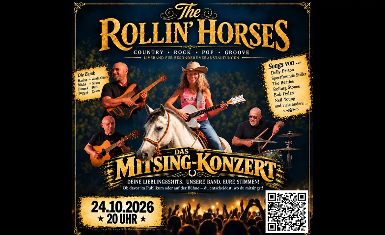 Mitsing-Konzert mit der Band The Rollin’ Horses