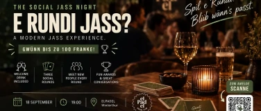 Event-Image for 'E Rundi Jass - Modern social night -  Meet. Play. Connect'