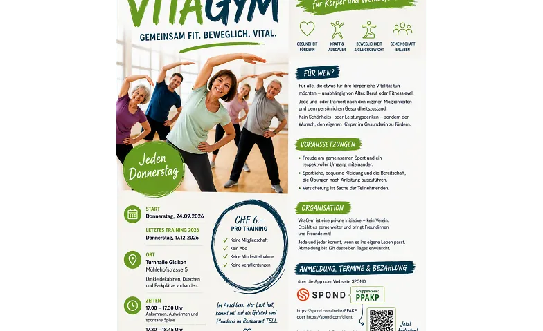 Event-Image for 'VitaGym -Gemeinsam fit und vital'