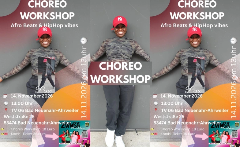 Choreo Workshop TV06 Bad Neuenahr-Ahrweiler, Weststra&szlig;e 25, 53474 Bad Neuenahr-Ahrweiler Billets