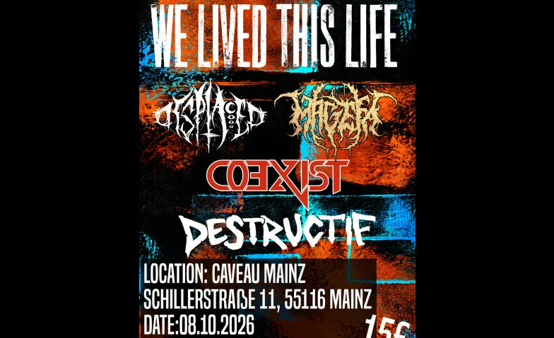 4 Bands Live: We lived this Life Metal/Rock/Punk Abend!