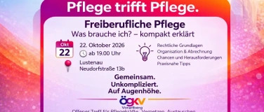Event-Image for 'Freiberufliche Pflege-Pflege trifft Pflege'