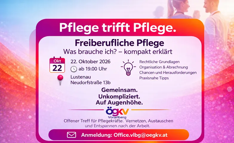 Freiberufliche Pflege-Pflege trifft Pflege Tickets