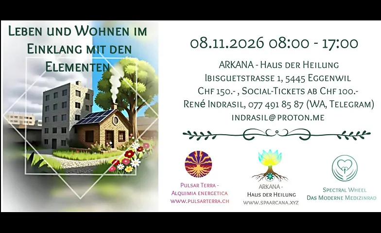Leben und Wohnen im Einklang mit den Elementen, Gesundheit & Spiritualität / Gesundheit & Wohlbefinden, ARKANA - Haus der Heilung