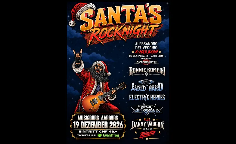 SANTA'S ROCKNIGHT 2026, Konzerte / Hard Rock & Heavy Metal, Musigburg Aarburg