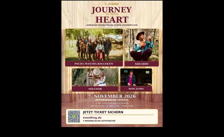 5. Etappe Journey To Your Heart, Festivals / Other festivals, Leipzig Peterskirche