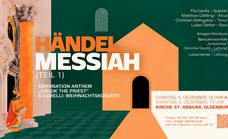 Event-Image for 'H&auml;ndel: MESSIAH (Teil1), Coronation Anthem & Corelli'