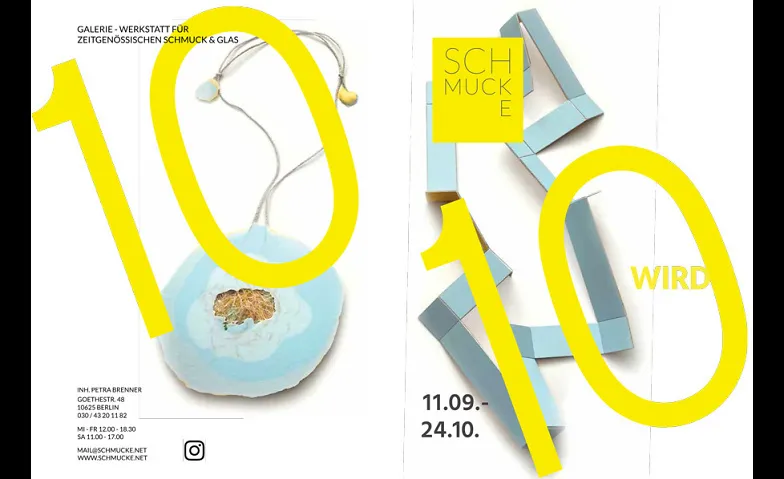 10 Jahre Galerie  SCHMUCKE - Jubiläumsausstellung