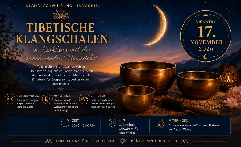 Tibetische Klangschalen – Zunehmender Mond, Santé & Spiritualité / Spiritualité & méditation, So Loveherb