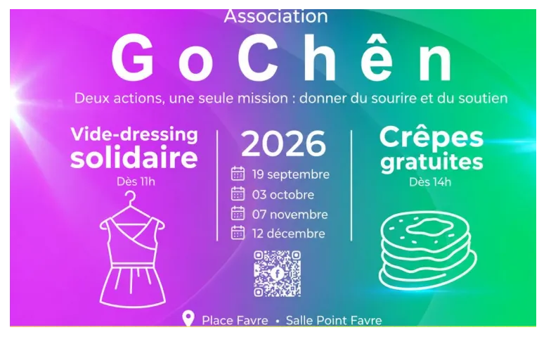 Event-Image for 'Vide-dressing solidaire et cr&ecirc;pes gratuites'