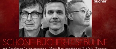 Event-Image for 'Leseb&uuml;hne &bdquo;Sch&ouml;ne B&uuml;cher&ldquo;: Andreas Wassermann, Maik Baumg&auml;rt'