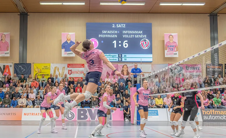 Sm'Aesch vs. Volley Toggenburg, Sport & Fitness / Volleyball, Mehrzweckhalle Löhrenacker