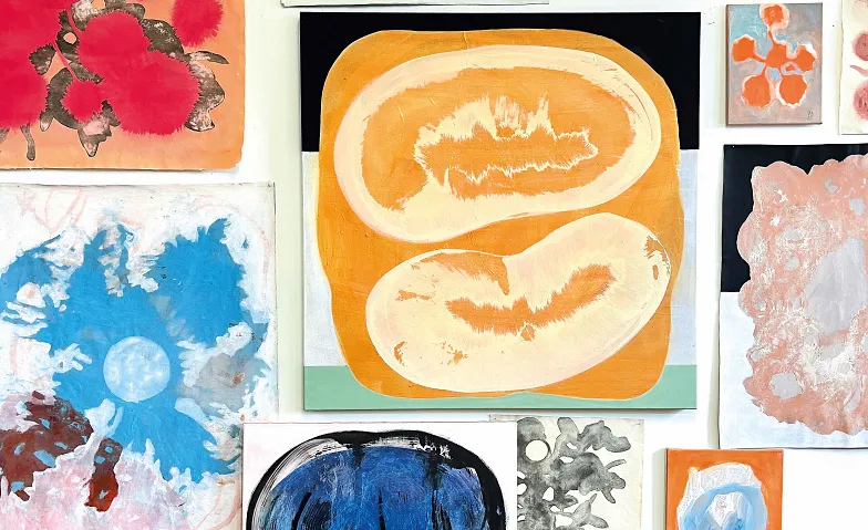 Neujahrsapéro und Konzert: Ausstellung Brigitt Andermatt