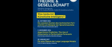 Event-Image for 'Vortragsreihe "Theorie & Gesellschaft" (Prof. Reckwitz)'