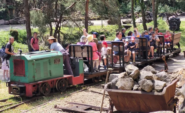 Fahrtag bei der Feldbahn im Steinbruch Dossenheim