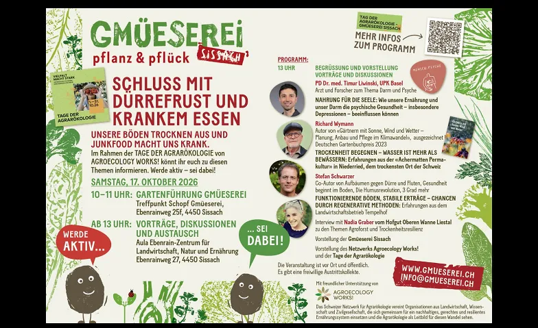 Tage der Agrarökologie 2026 - Gmüeserei Sissach - Führung