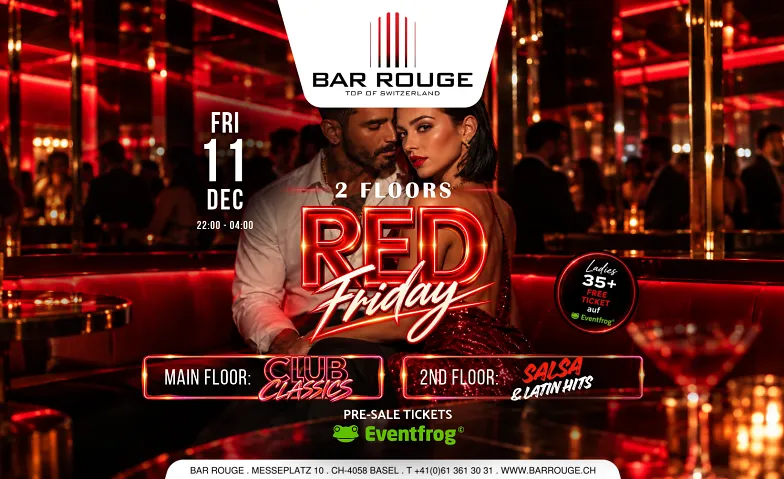 RED FRIDAY, Partys / Charts & Open Format, Bar Rouge - Rooftop Bar & Club