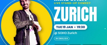 Event-Image for '19 JAN: Mike Casa Stand-up Comedy Show @SOHO ZURICH!'