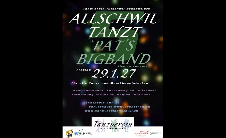 5. Allschwil tanzt mit Pat's Bigband, Parties / Swing, Gartenhof Saal