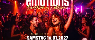 Event-Image for 'EMOTIONS &ndash; Birthday Edition'