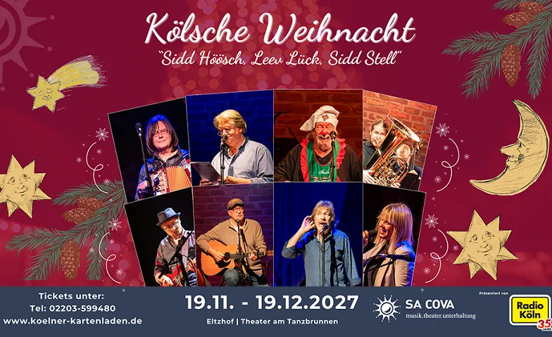Event-Image for 'K&ouml;lsche Weihnacht Sidd H&ouml;&ouml;sch, Leev L&uuml;ck, Sidd Stell 2027'