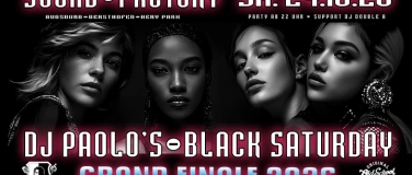 Event-Image for 'DJ Paolo's Black Saturday-Sound-Factory, Augsburg-Gersthofen'