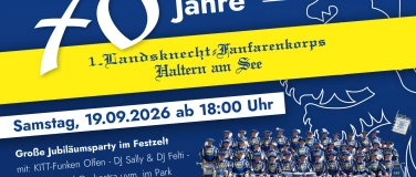 Event-Image for '70 Jahre 1. Landsknecht Fanfarenkorps Haltern am See'