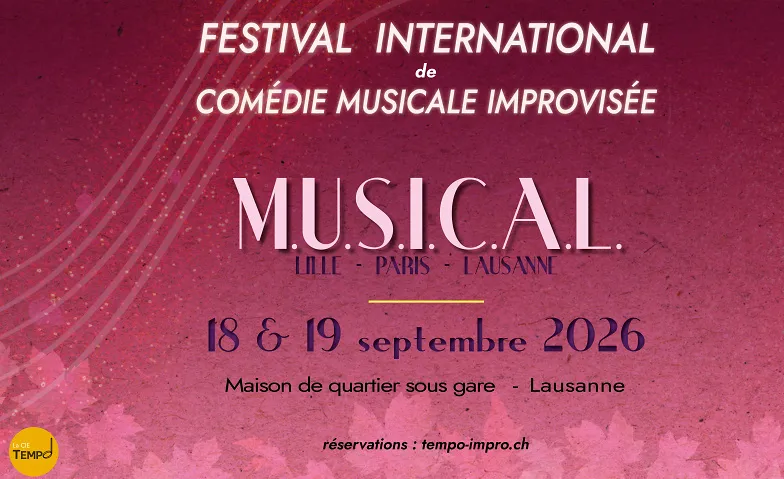 Event-Image for 'MUSICAL Festival international de com&eacute;die musicale improvis&eacute;'