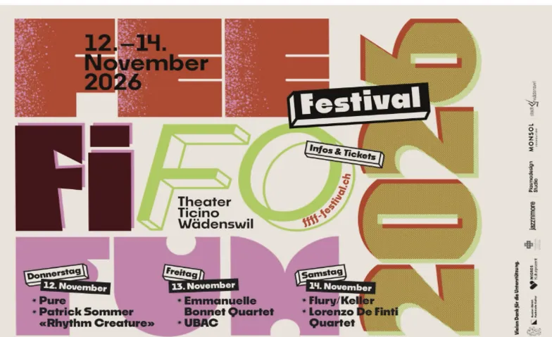 FEE FI FO FUM FESTIVAL 12.-14.11.2026, Concerts / Jazz & Blues, FEE FI FO FUM FESTIVAL