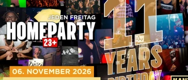 Event-Image for '11 Years Homeparty 23+'