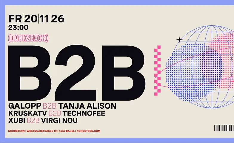 B2B (Back2Back), Partys / House & Techno, Nordstern