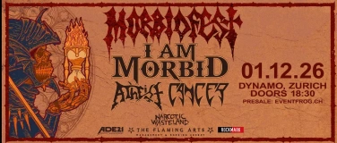 Event-Image for 'MORBIDFEST 2026 / I AM MORBID, ATHEIST, CANCER'