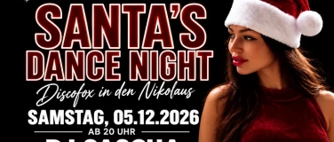Event-Image for 'SANTA&rsquo;S DANCE NIGHT &ndash; Discofox in den Nikolaus'