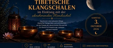 Event-Image for 'Klangbad mit tibetischen Klangschalen'