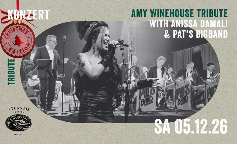 Amy Winehouse Tribute with Anissa Damali & Pats Big Band Atlantis, Klosterberg 13, 4010 B&acirc;le Billets