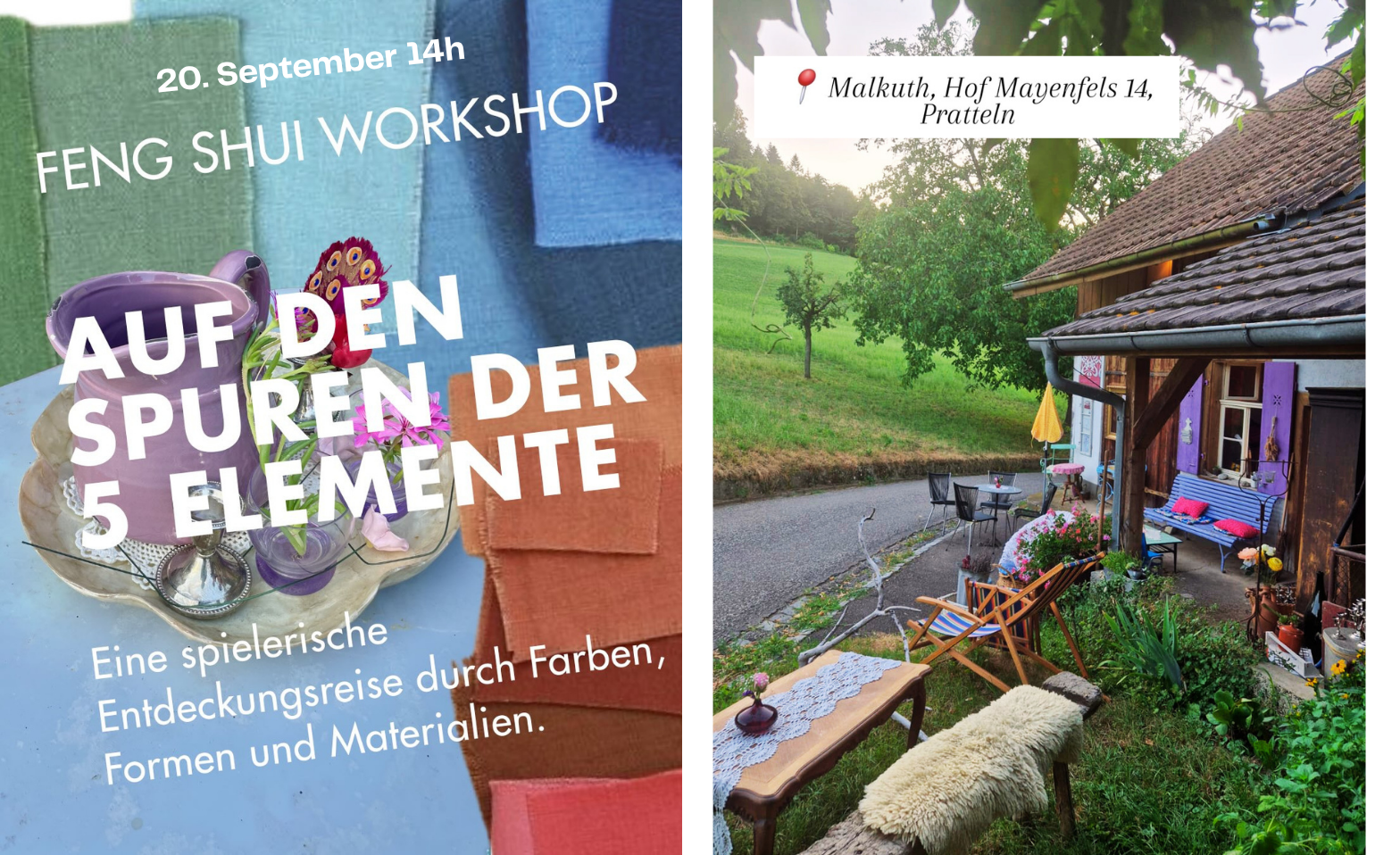 Kreativ Workshop zu den fünf Elementen