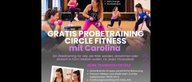 Event-Image for 'Gratis Probetraining Circle Fitness mit Carolina'
