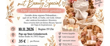 Event-Image for 'Kreativworkshop Gipsgie&szlig;en mit Beauty Special'