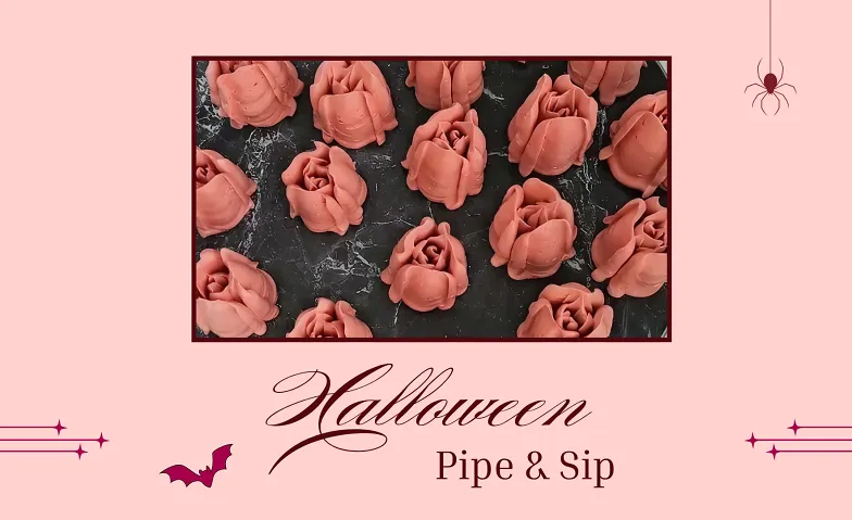 Halloween Pipe & Sip: Essbare Zefir Blumen spritzen