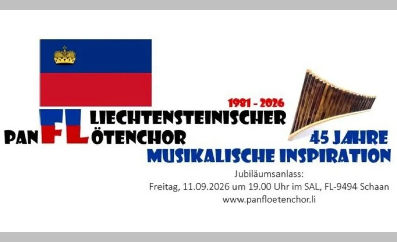 45 Jahre Liechtensteinischer Panflötenchor, Jubiläumskonzert
