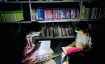 Nachts in der Bibliothek