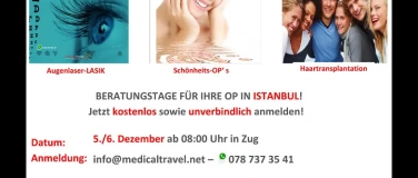 Event-Image for 'Beratungen f&uuml;r Behandlungen in Istanbul'