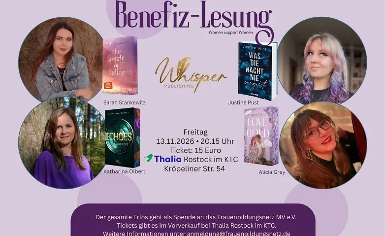 Benefizlesung Women support Women, Miscellaneous, Thalia Rostock im KTC
