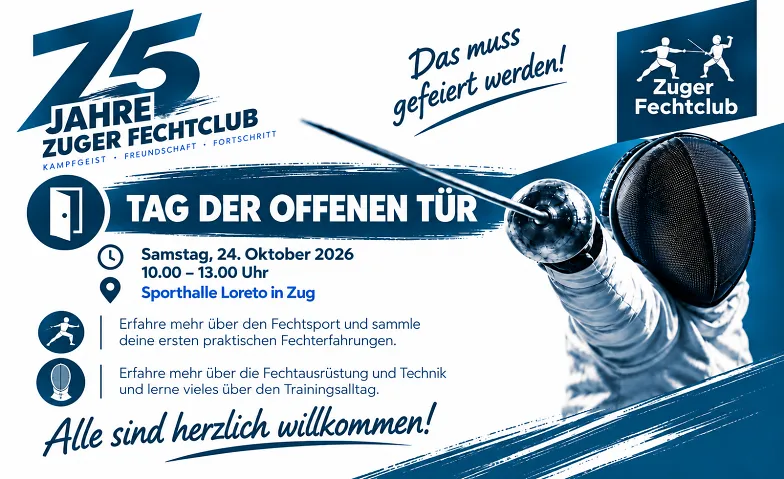 Tag der offenen Tür beim Zuger Fechtclub, Sport & Fitness / Fechten, Sporthalle Schulhaus Loreto