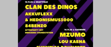 Event-Image for '808 Festival, Clan des Dinos, Akkuflexx & Hedonismus3000, be'